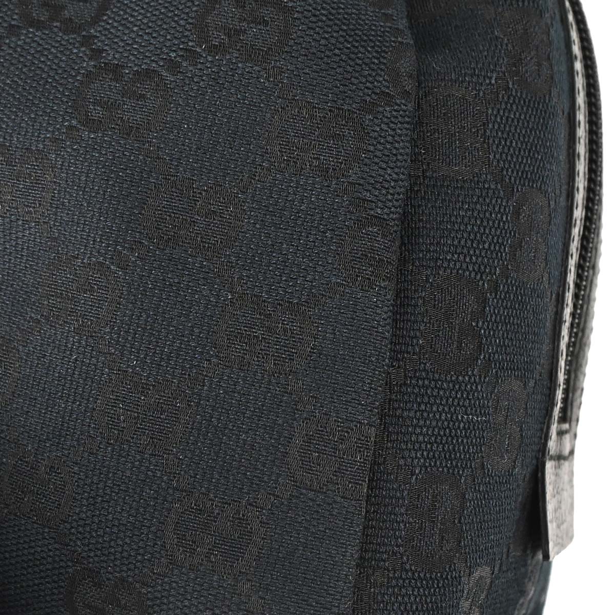 Gucci Black Canvas GG Handbag