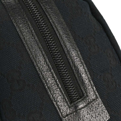 Gucci Black Canvas GG Handbag