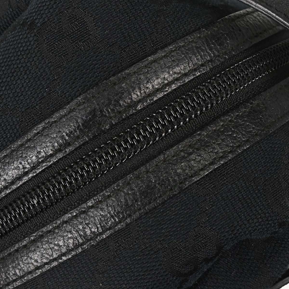 Gucci Black Canvas GG Handbag