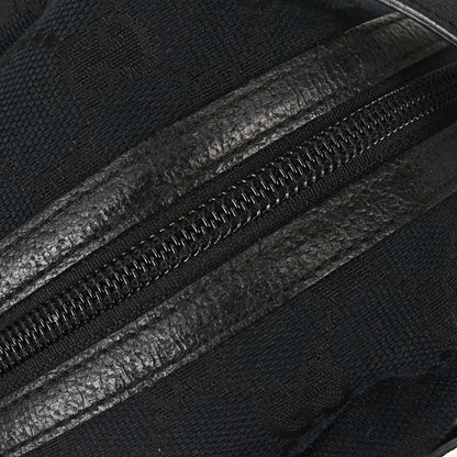 Gucci Black Canvas GG Handbag