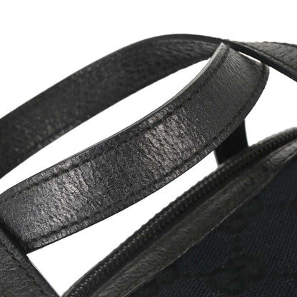 Gucci Black Canvas GG Handbag