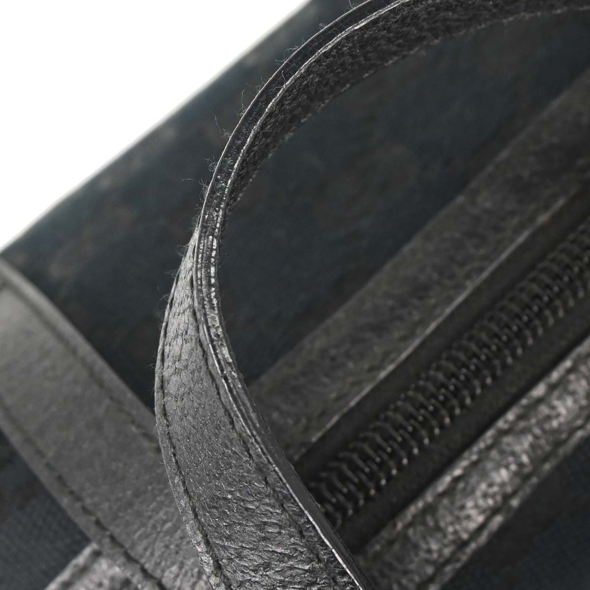 Gucci Black Canvas GG Handbag