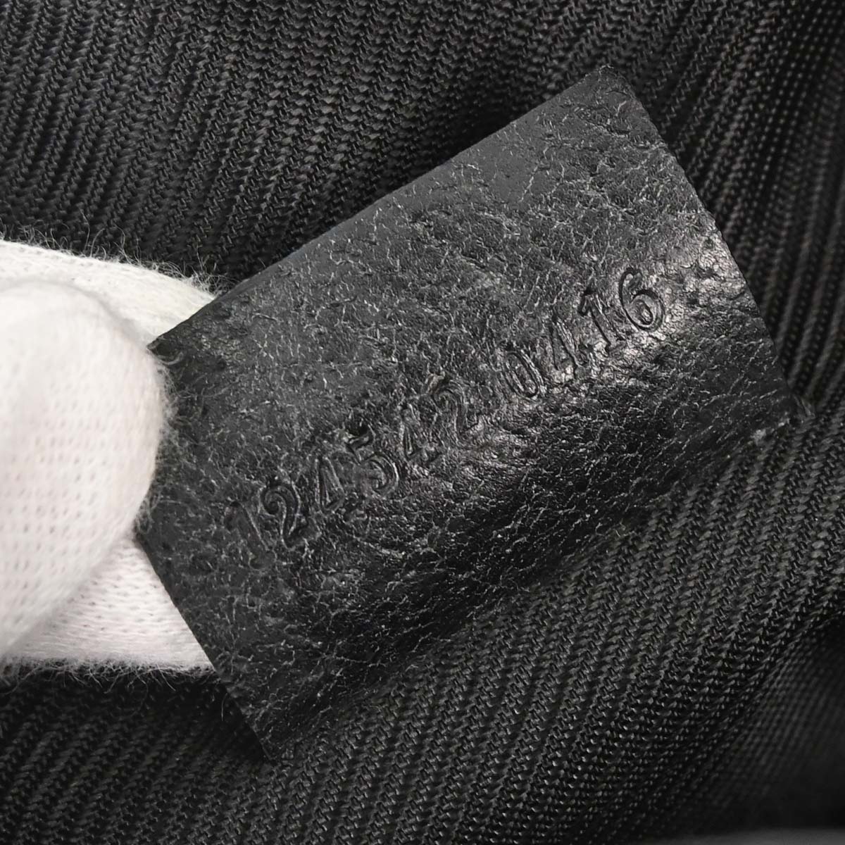 Gucci Black Canvas GG Handbag