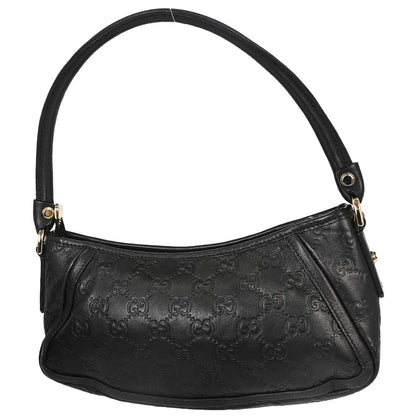 Gucci Black Guccissima Abbey D-ring Handbag