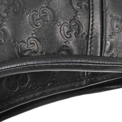 Gucci Black Guccissima Abbey D-ring Handbag