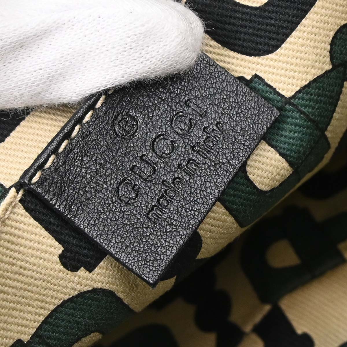 Gucci Black Guccissima Abbey D-ring Handbag
