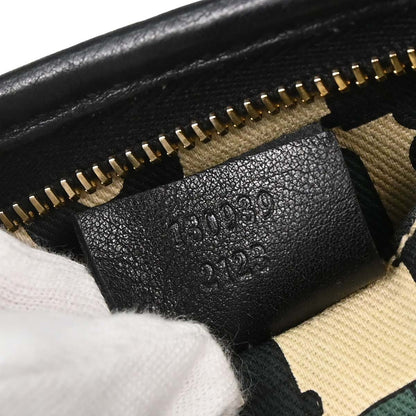 Gucci Black Guccissima Abbey D-ring Handbag