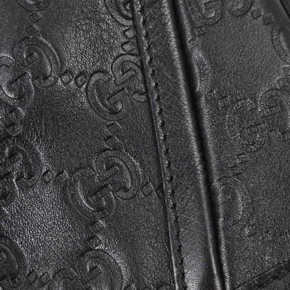 Gucci Black Guccissima Abbey D-ring Handbag