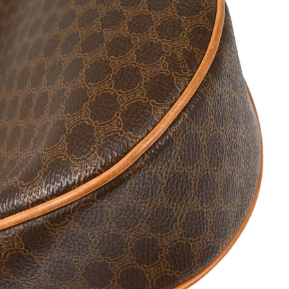 Celine Brown Macadam Hobo Handbag
