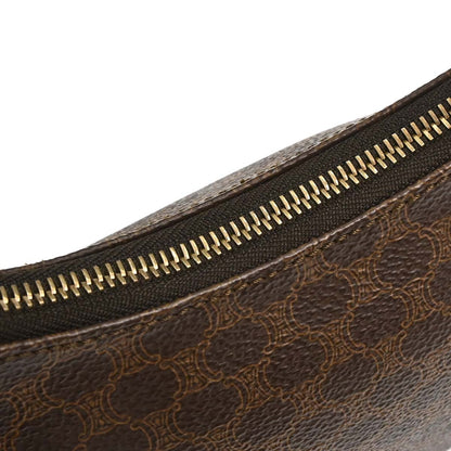 Celine Brown Macadam Hobo Handbag