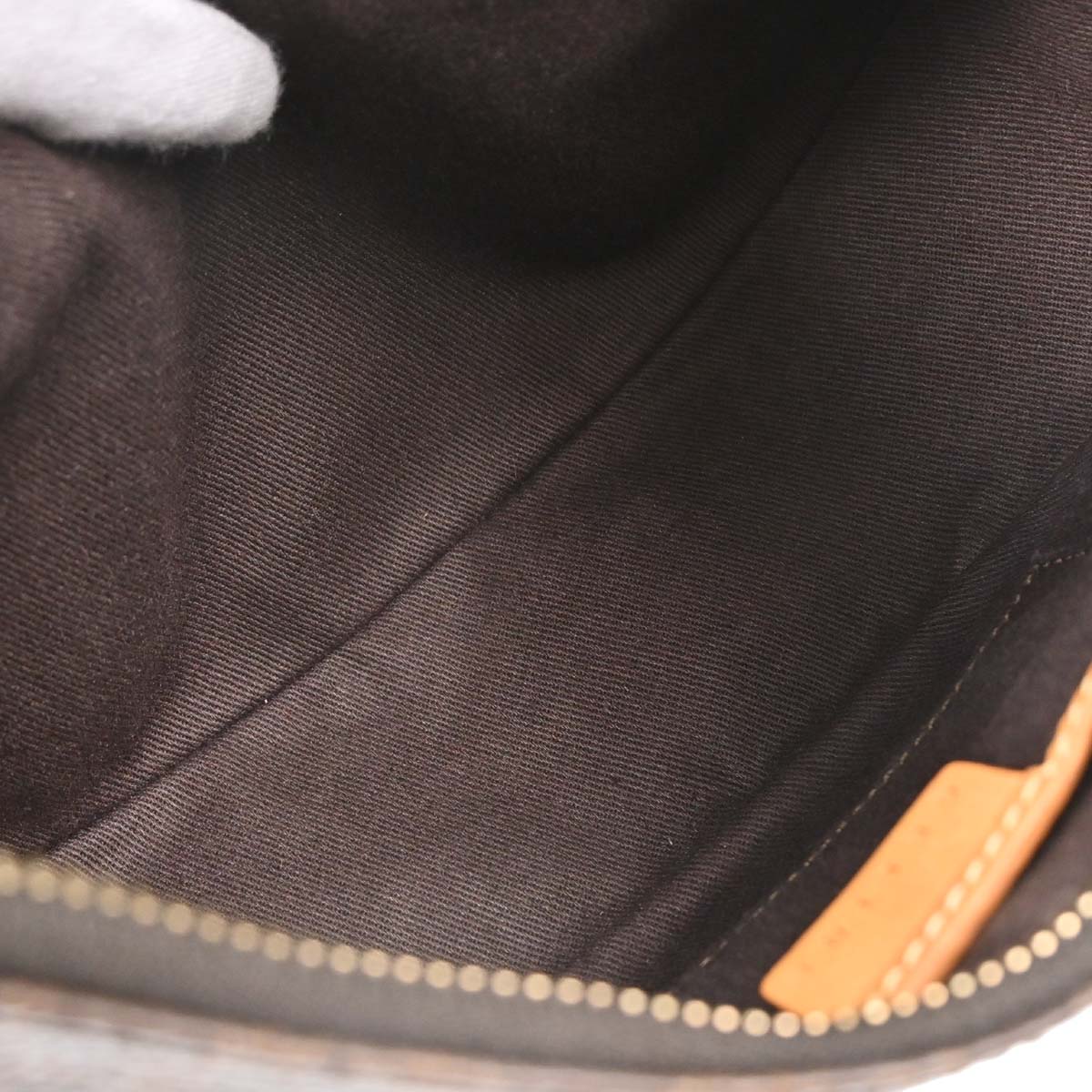 Celine Brown Macadam Hobo Handbag