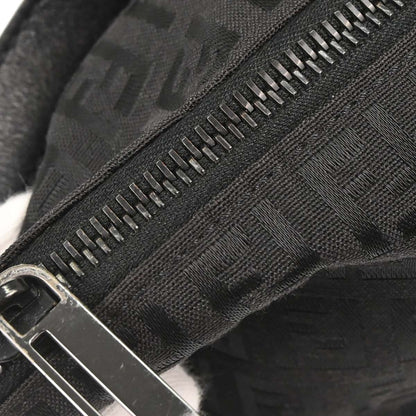Fendi Black Canvas Zucchino Handbag