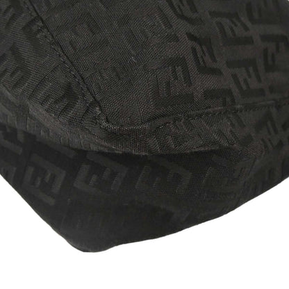 Fendi Black Canvas Zucchino Handbag