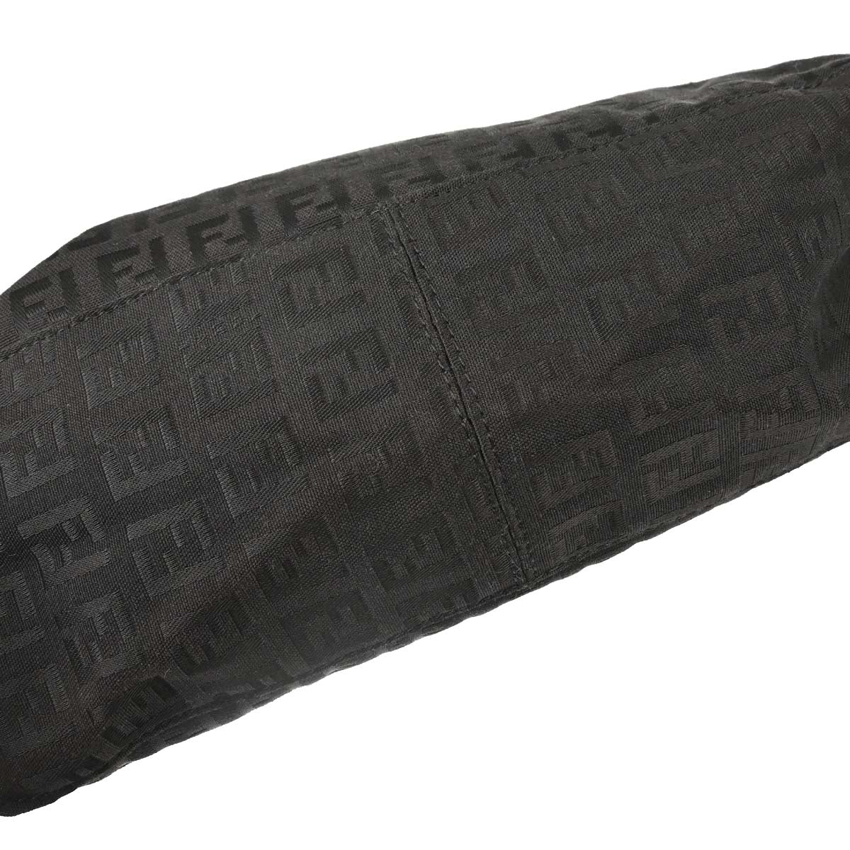 Fendi Black Canvas Zucchino Handbag