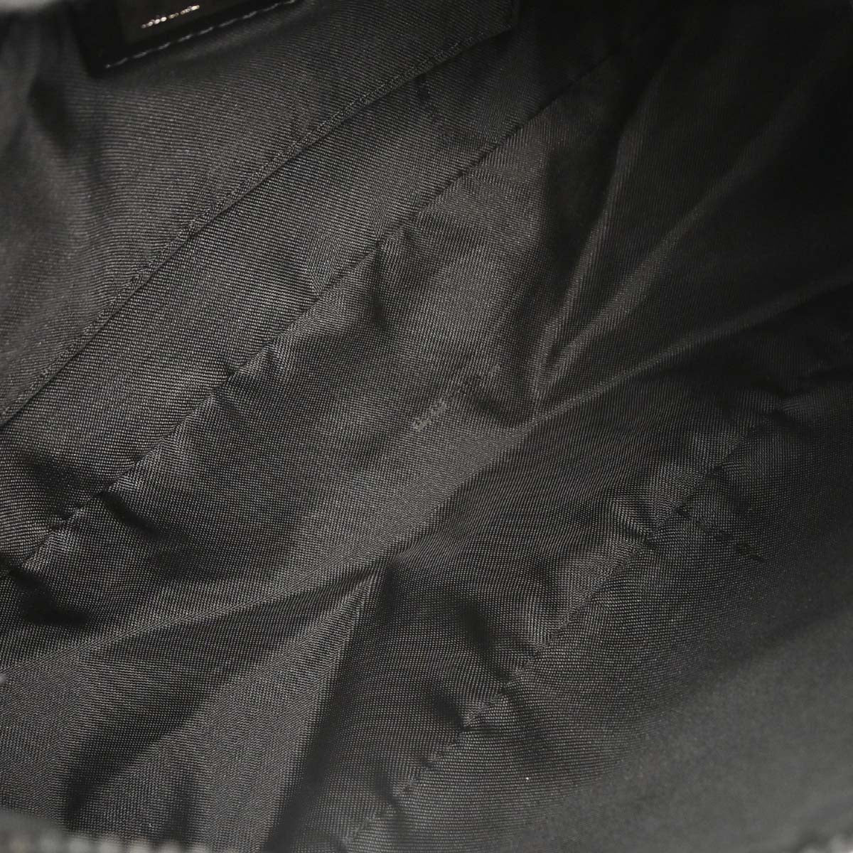 Fendi Black Canvas Zucchino Handbag