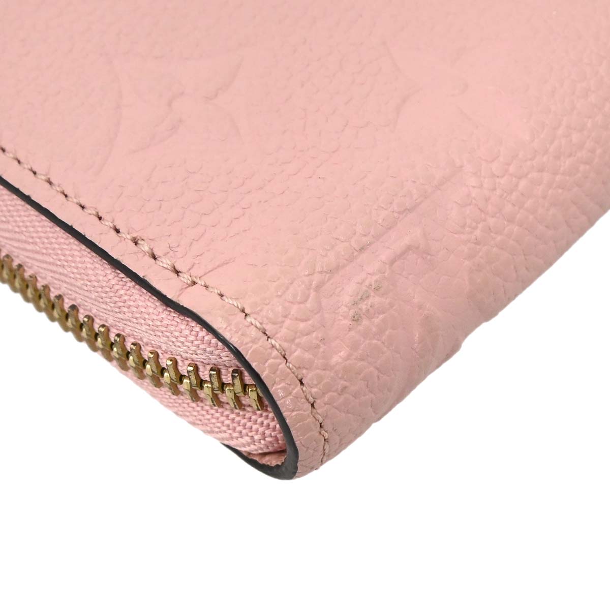 Louis Vuitton Pink Monogram Empreinte Zippy Wallet M64090