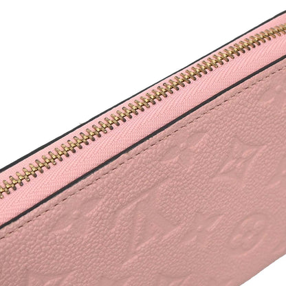 Louis Vuitton Pink Monogram Empreinte Zippy Wallet M64090