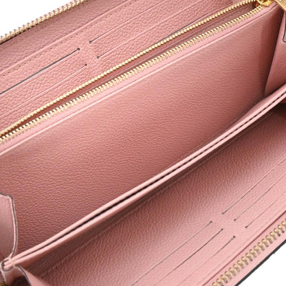 Louis Vuitton Pink Monogram Empreinte Zippy Wallet M64090