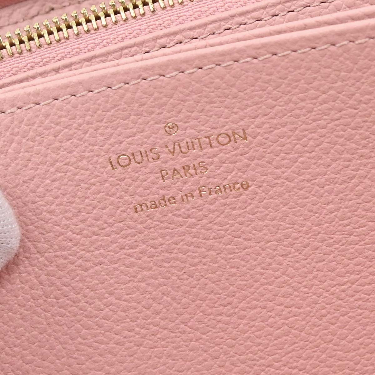 Louis Vuitton Pink Monogram Empreinte Zippy Wallet M64090