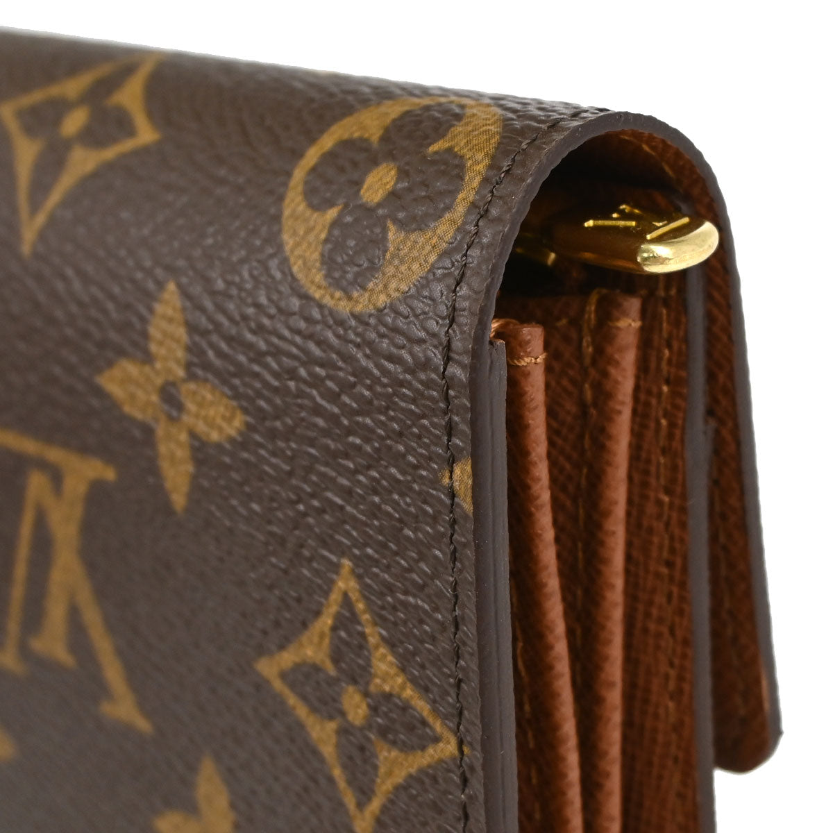 Louis Vuitton Monogram Porte Monnaie Credit Wallet M61726