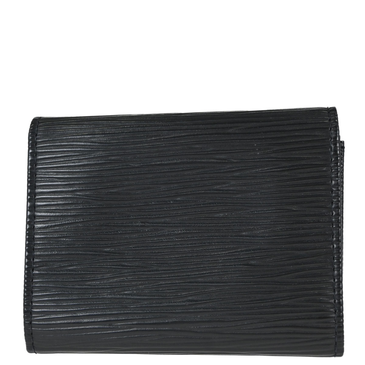 Louis Vuitton Black Epi Porte Mannaie Simple Coin Wallet M63412