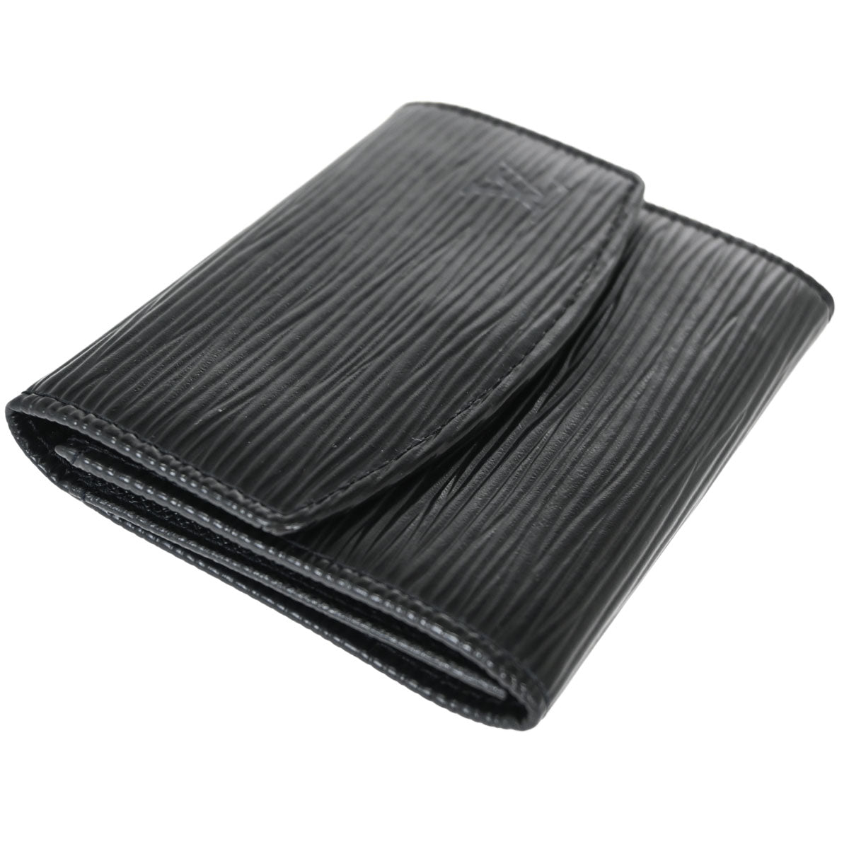 Louis Vuitton Black Epi Porte Mannaie Simple Coin Wallet M63412