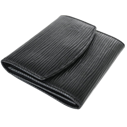 Louis Vuitton Black Epi Porte Mannaie Simple Coin Wallet M63412