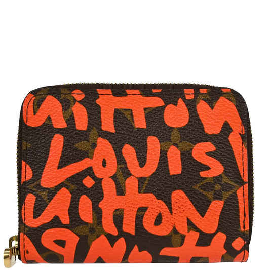 Louis Vuitton Monogram Graffiti Zippy Coin Purse Wallet M93708