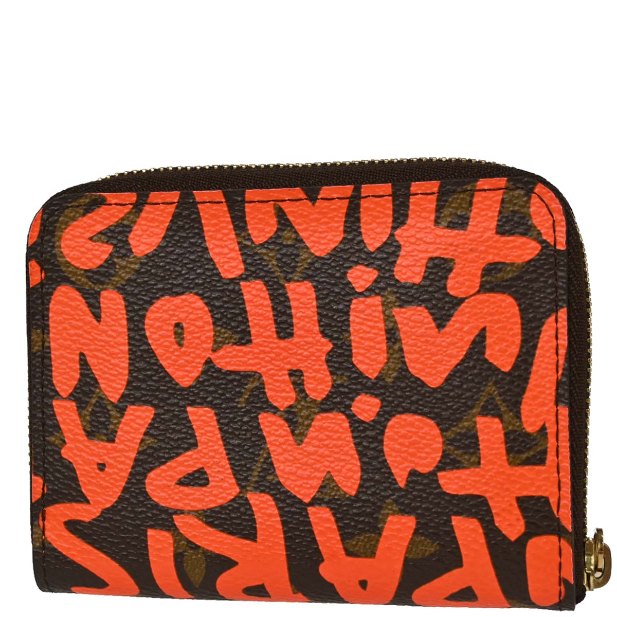 Louis Vuitton Monogram Graffiti Zippy Coin Purse Wallet M93708