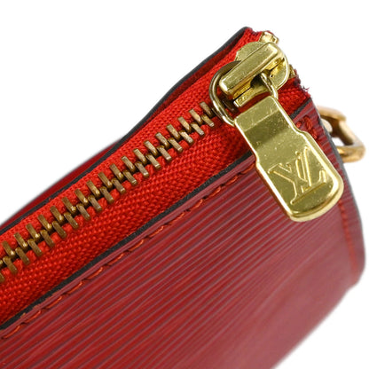 Louis Vuitton Red Epi Pochette Accessoires 24 Handbag M52957