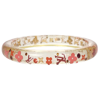 Louis Vuitton Monogram Inclusion Bangle Bracelet M66807 LK0113 #M