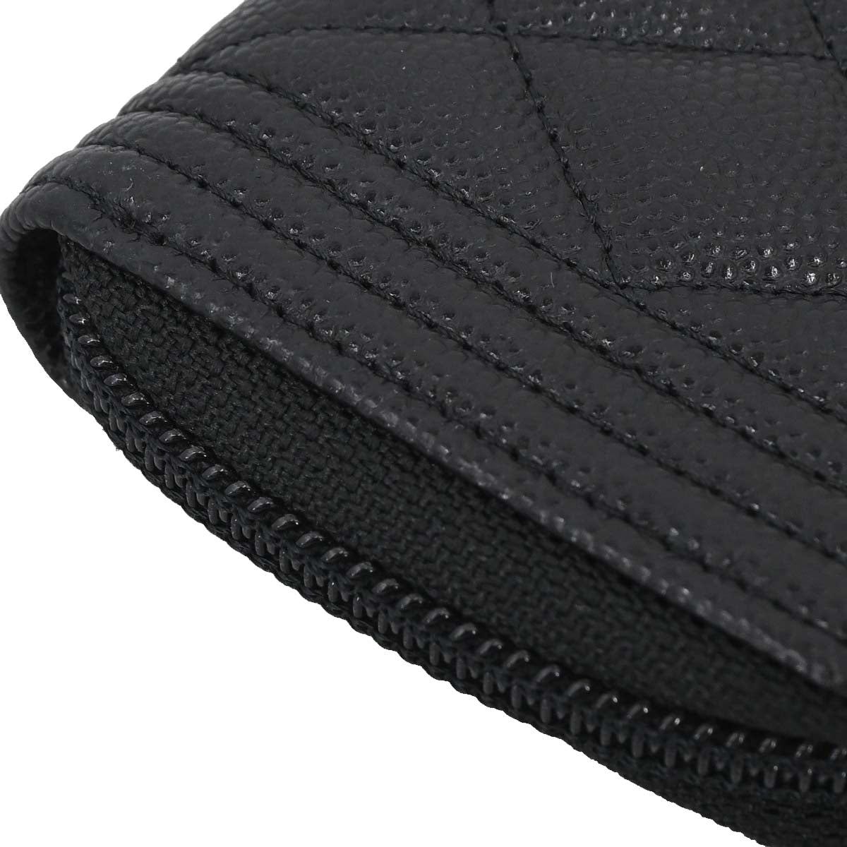 Boy Chanel Black Caviar Skin Coin Purse Wallet
