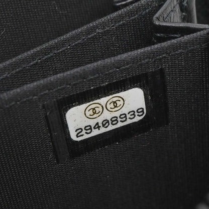 Boy Chanel Black Caviar Skin Coin Purse Wallet