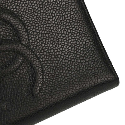 Chanel Black Caviar Skin Notebook Cover Small Good