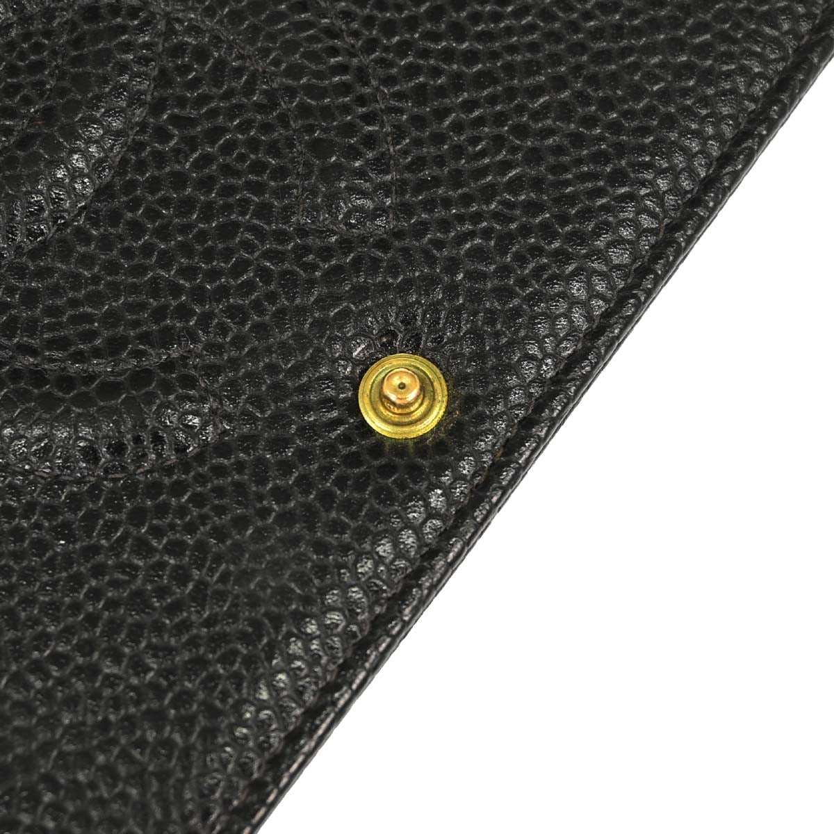 Chanel Black Caviar Skin Notebook Cover Small Good