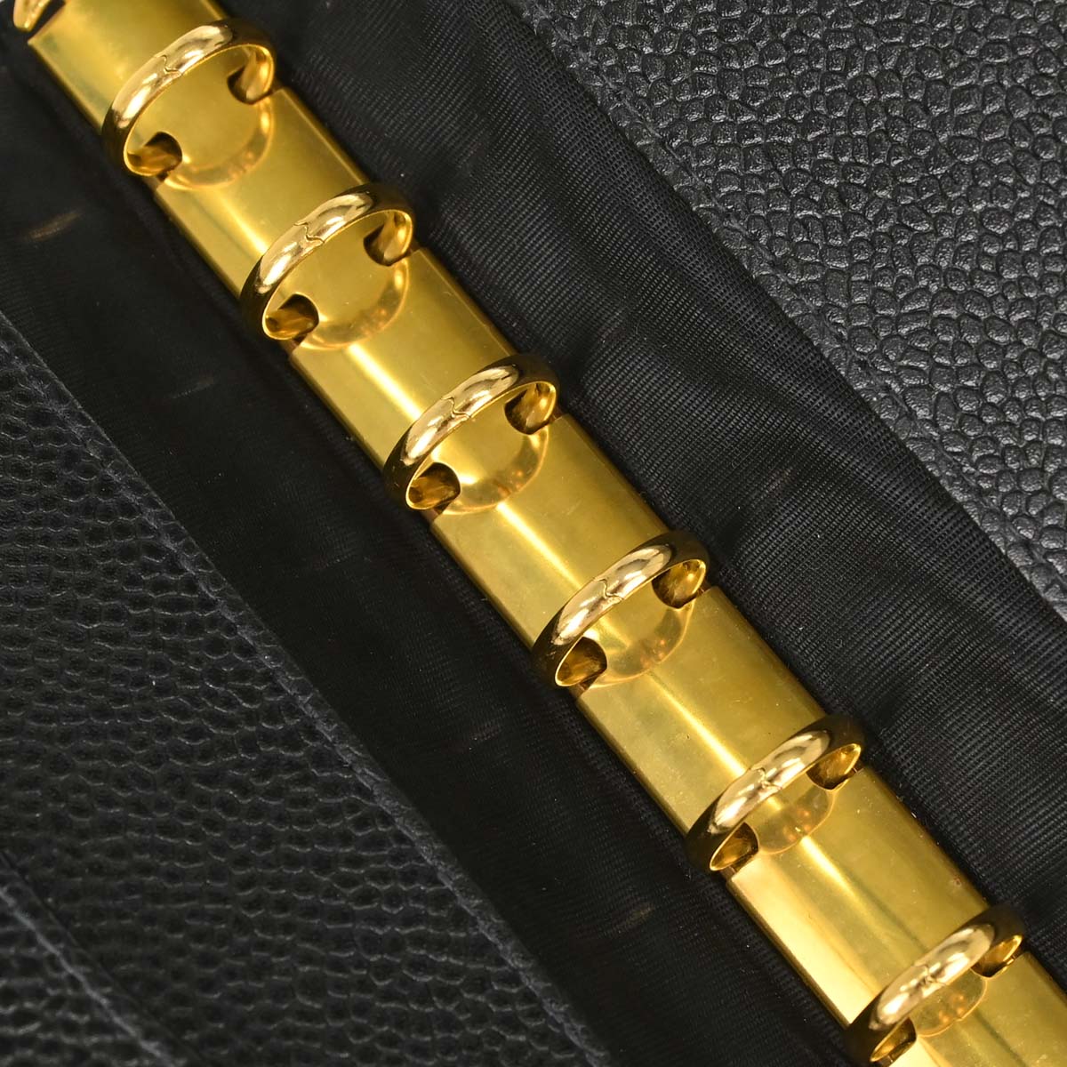 Chanel Black Caviar Skin Notebook Cover Small Good
