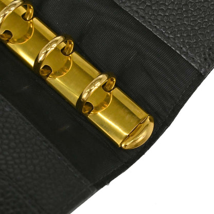 Chanel Black Caviar Skin Notebook Cover Small Good
