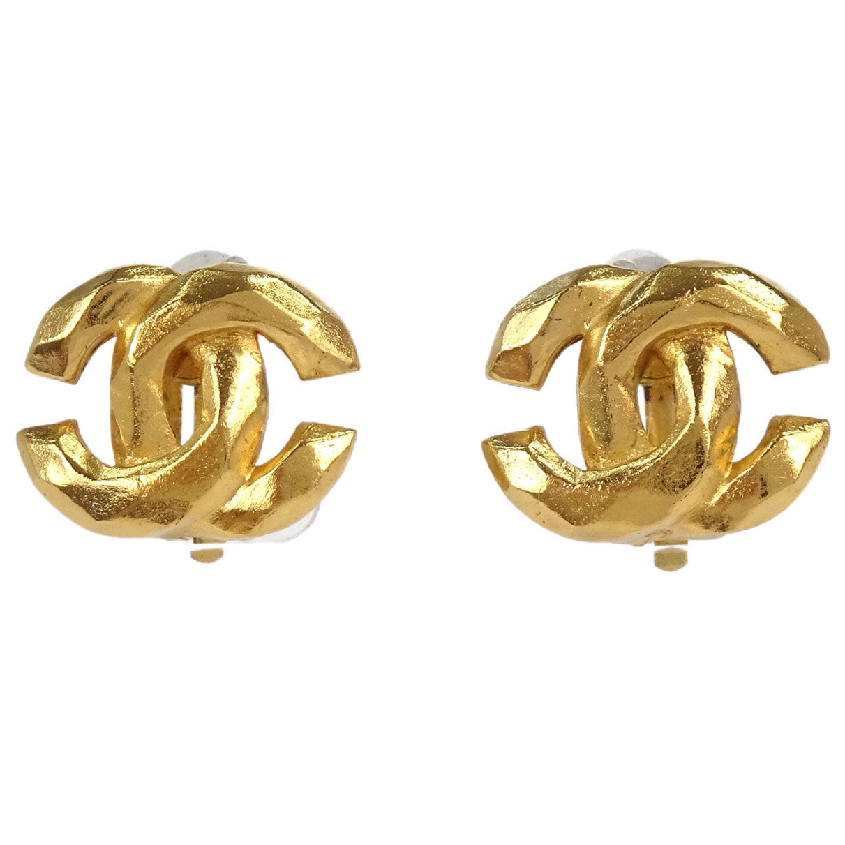 Chanel CC Clip-On Earrings Gold 99P