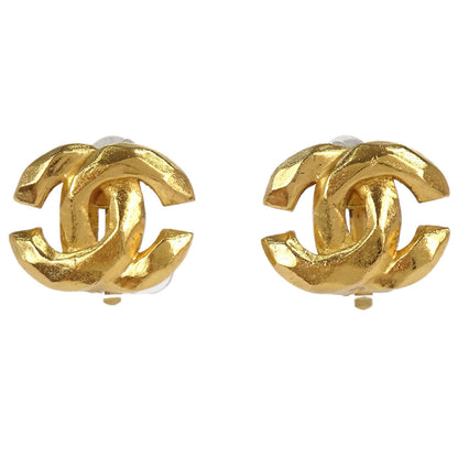 Chanel CC Clip-On Earrings Gold 99P
