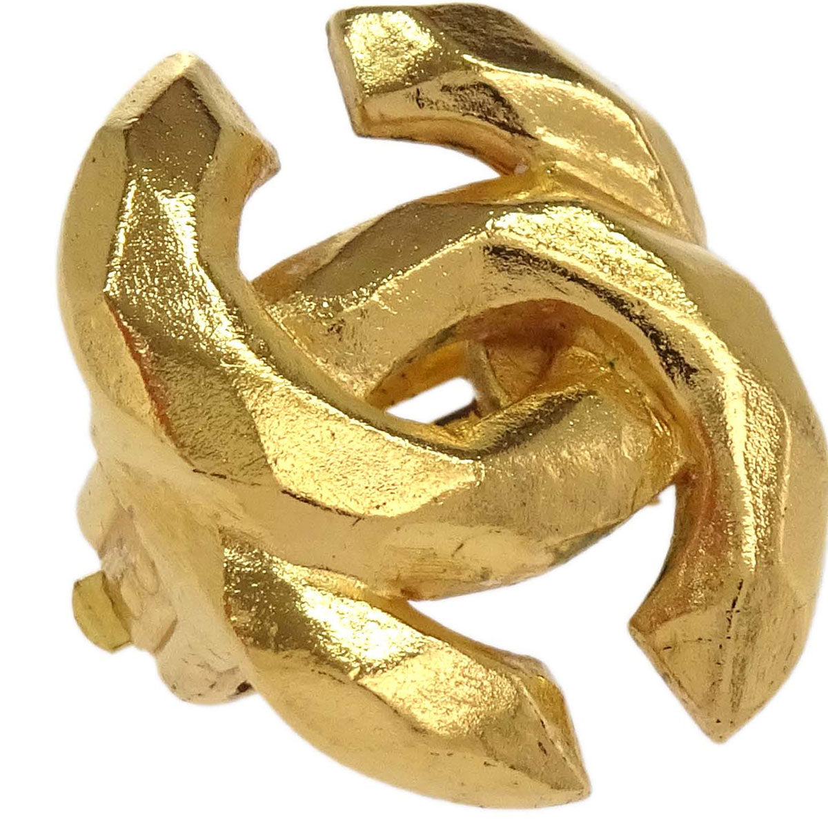 Chanel CC Clip-On Earrings Gold 99P