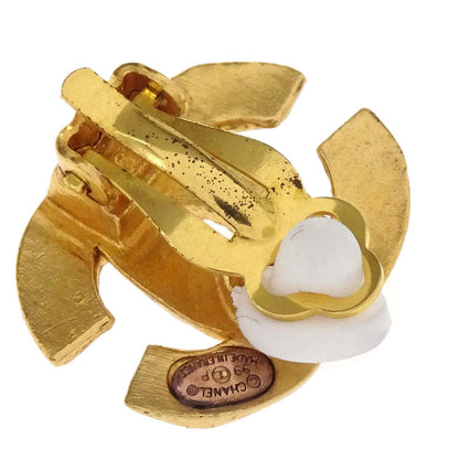 Chanel CC Clip-On Earrings Gold 99P