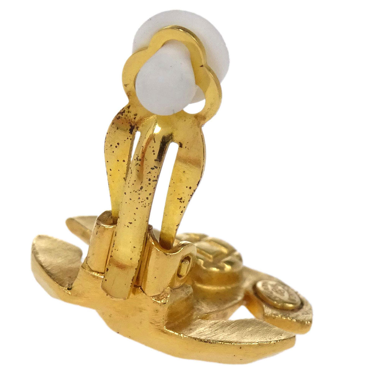 Chanel CC Clip-On Earrings Gold 99P
