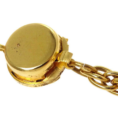 Chanel Gold Chain Costume Pearl Long Necklace 1983