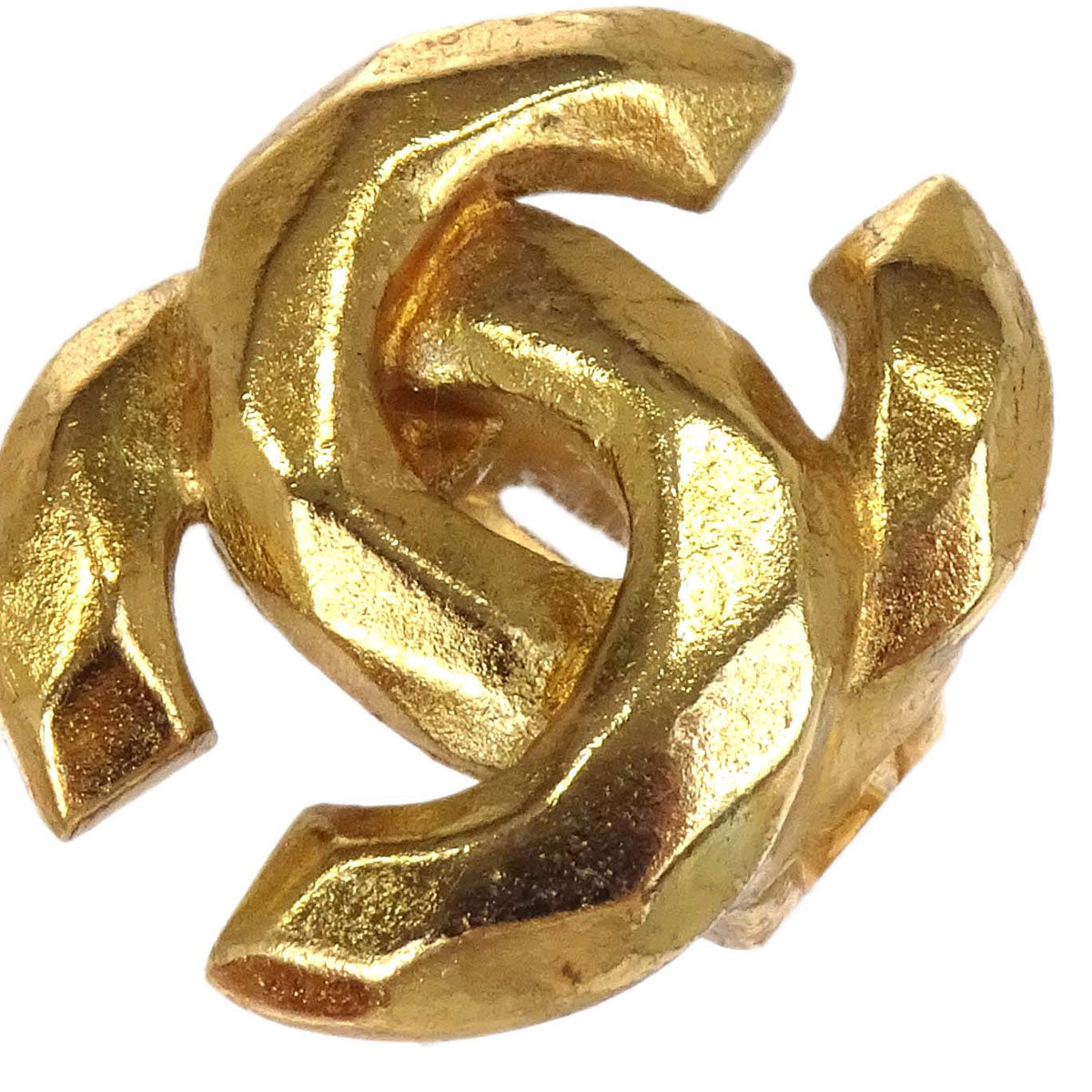 Chanel CC Clip-On Earrings Gold 99P