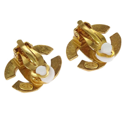 Chanel CC Clip-On Earrings Gold 99P