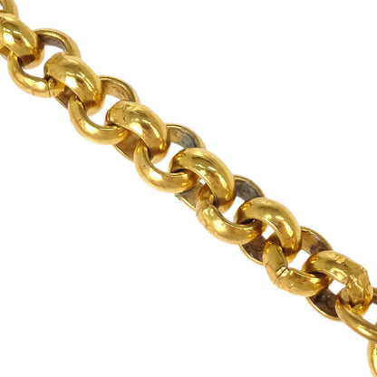 Chanel Gold Chain Rhombus Medallion Necklace 29