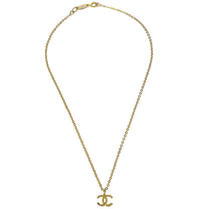 Chanel Gold CC Pendant Necklace 1982/376