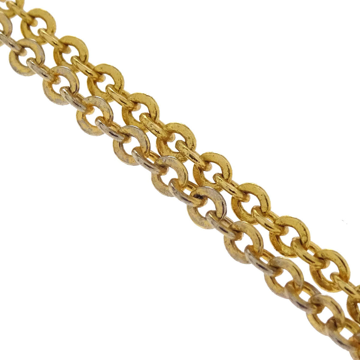Chanel Gold CC Pendant Necklace 1982/376
