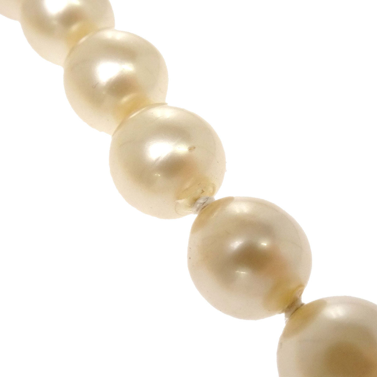 Chanel CC Turnlock Gold Costume Pearl Chain Necklace 96A