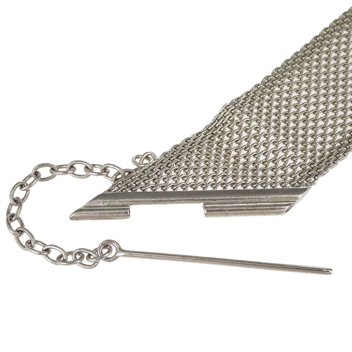 Chanel Clips Bracelet Silver 98A